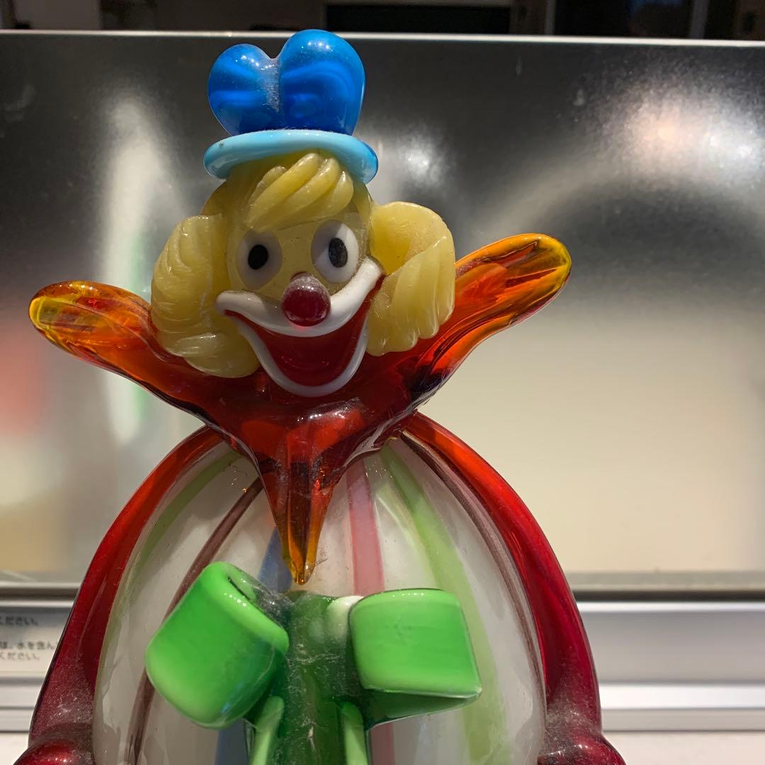 イタリアムラーノベネチア硝子ピエロ お値下げしました。 - メルカリ