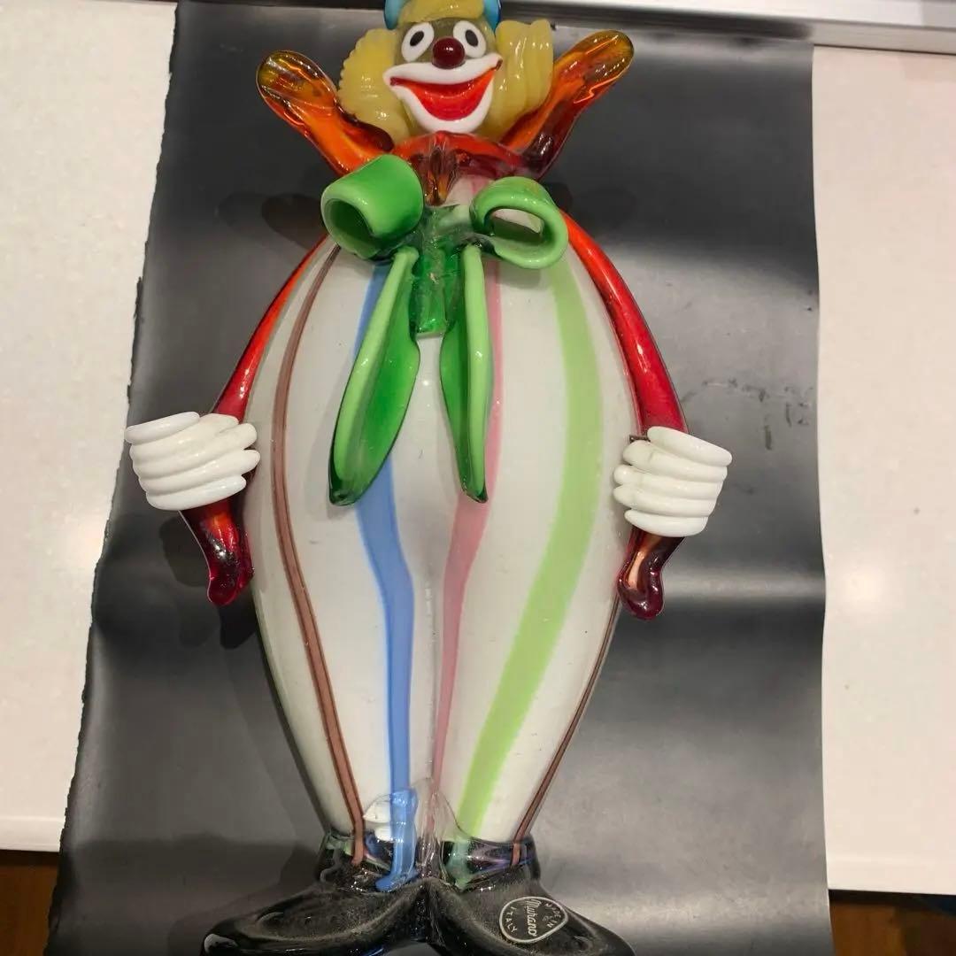 イタリアムラーノベネチア硝子ピエロ お値下げしました。 - メルカリ