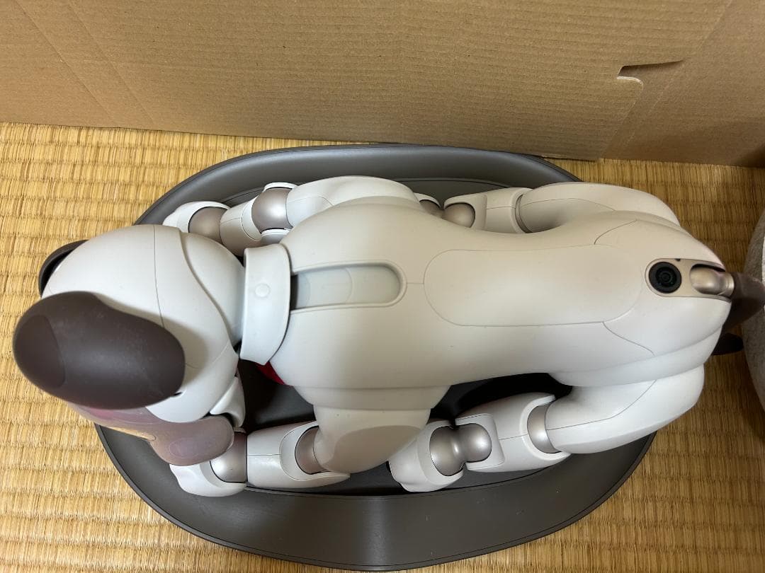 SONY AIBO ソニー アイボ ロボット 犬 マカロン 黒 グレー アイボ25