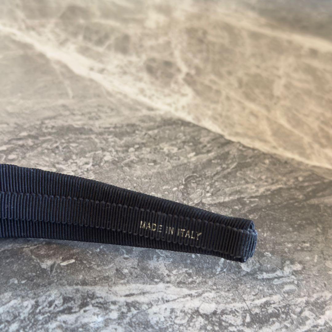 ◆サルヴァトーレ フェラガモ◆ブラック×ブラックビジュー　カチューシャ