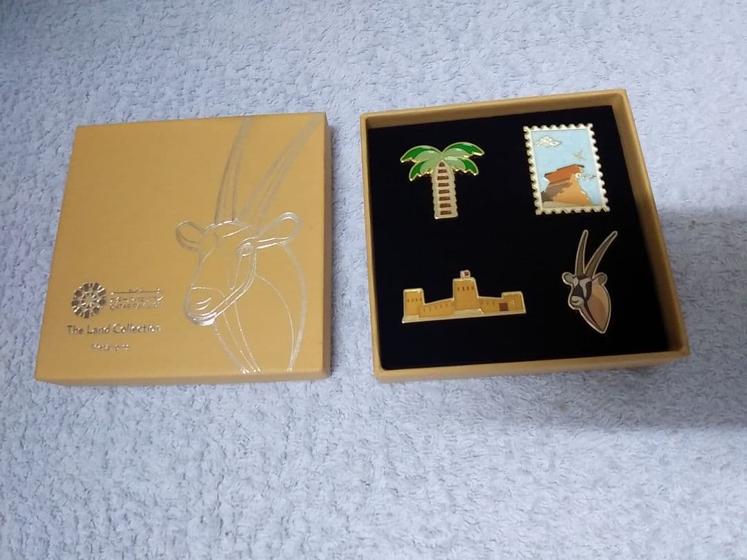 大阪万博 会場限定 カタール館 パビリオン ピンバッジ ピンバッチ 箱