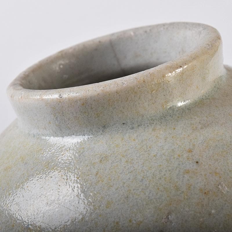 朝鮮美術 李朝 白磁 小壷 M R7842