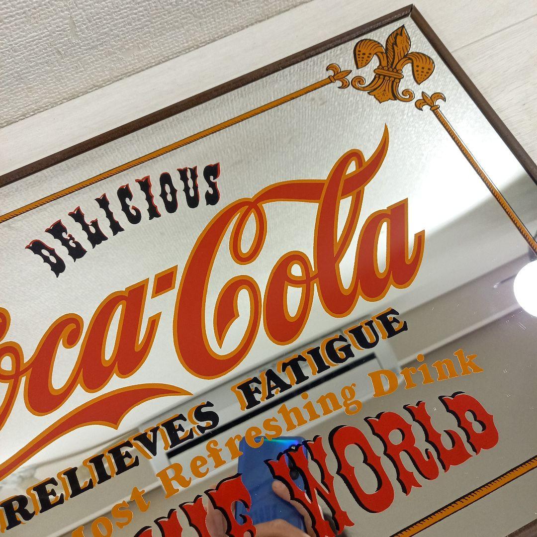 コカ・コーラ パブミラー アンティーク 昭和レトロ