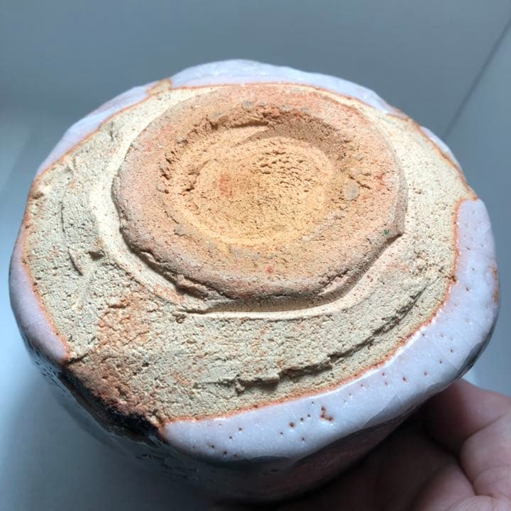 値引き済み　志野茶碗　曙　安藤工　作品