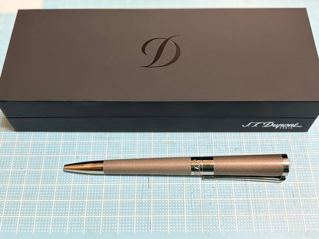 匿名配送】S.T. Dupont ボールペン グレー（芯は入っていません！）