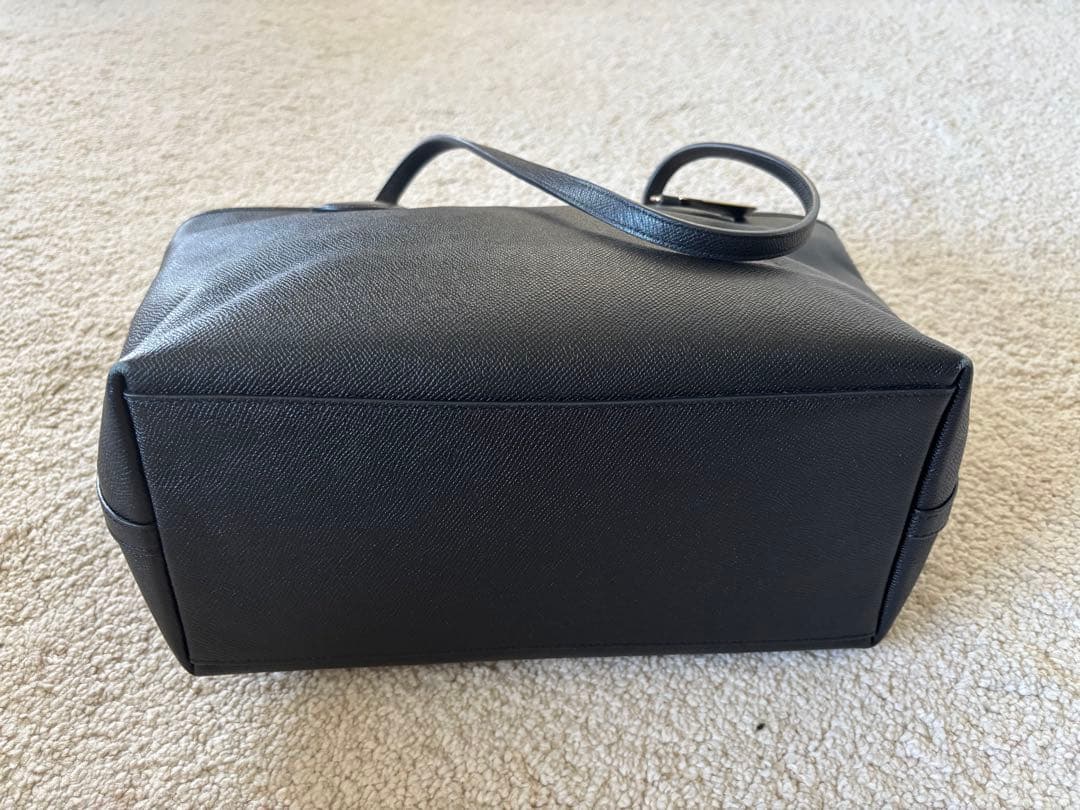 COACH コーチレザートートバッグ 4454 ブラック