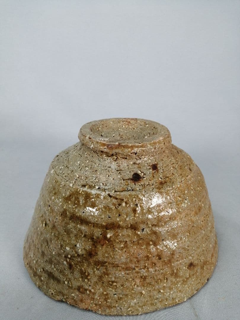 茶道具】平安周平造 模黃伊羅保茶碗 茶碗A673