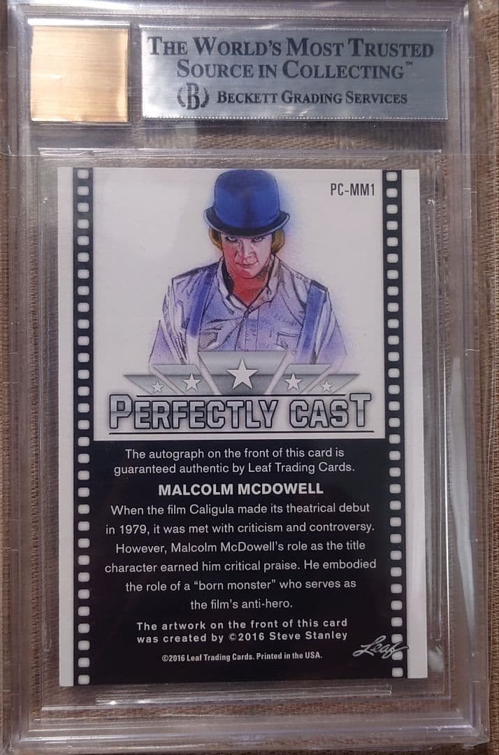 超希少 時計じかけのオレンジ 1of1 アレックスの本物直筆サイン カルト映画