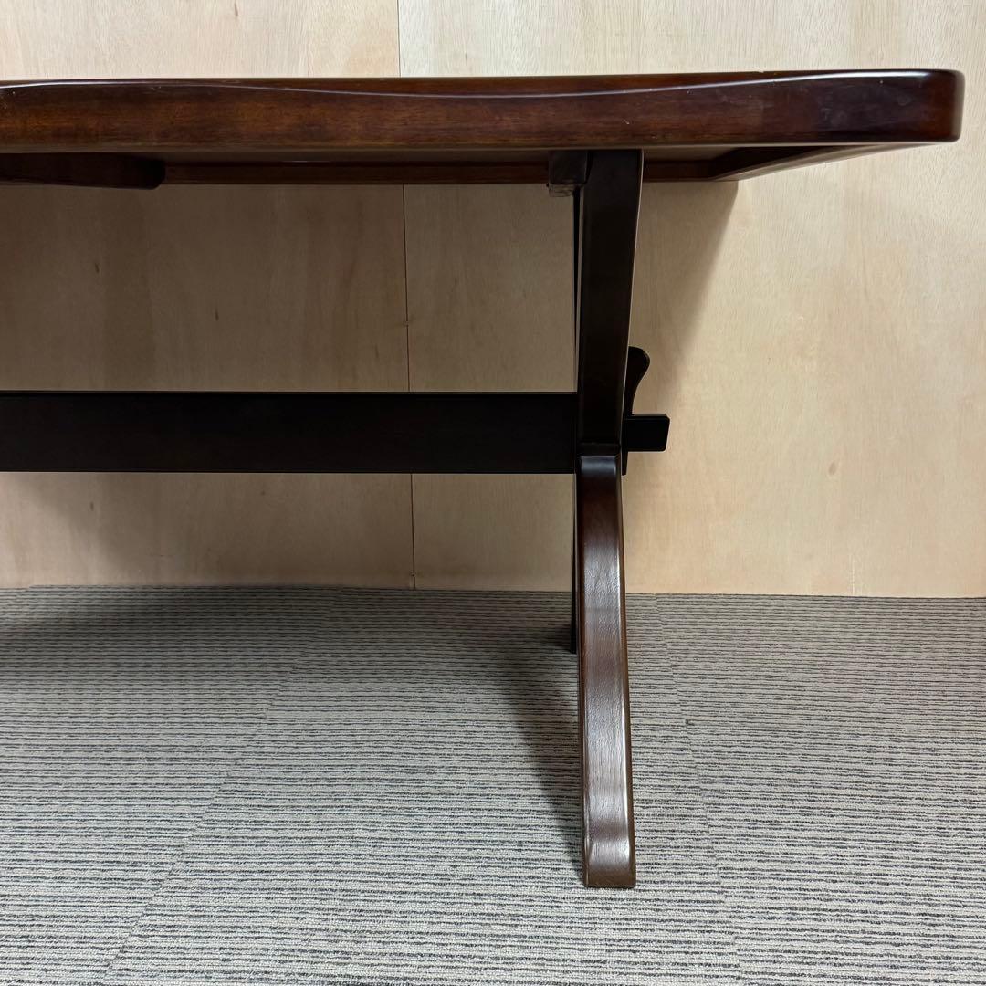 カリモク ルスティック ダイニングテーブル 大 ビンテージ 引き取り値下げ有り