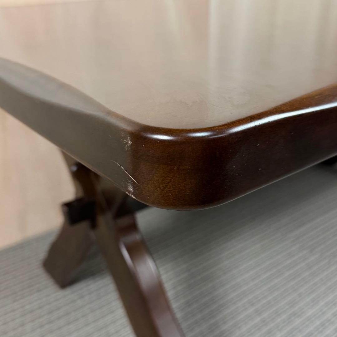 カリモク ルスティック ダイニングテーブル 大 ビンテージ 引き取り値下げ有り