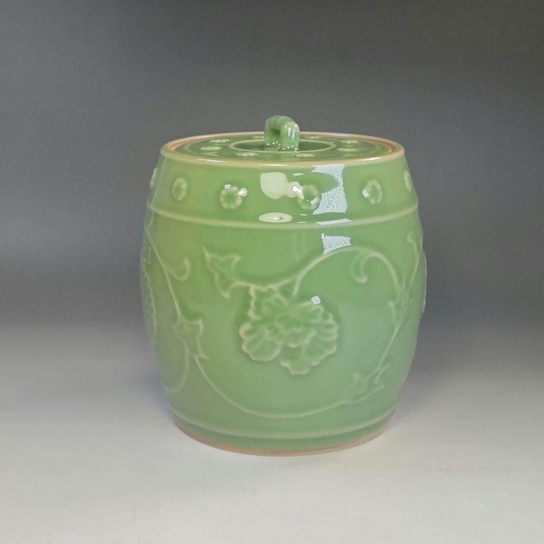 イ890 皆具『平安 手塚祥堂』『天竜寺唐草文 台子 皆具 共箱』茶道具