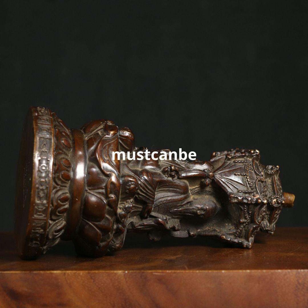 銅製 三清三聖仏像 玉清上清太清 仏堂 置物 工芸品