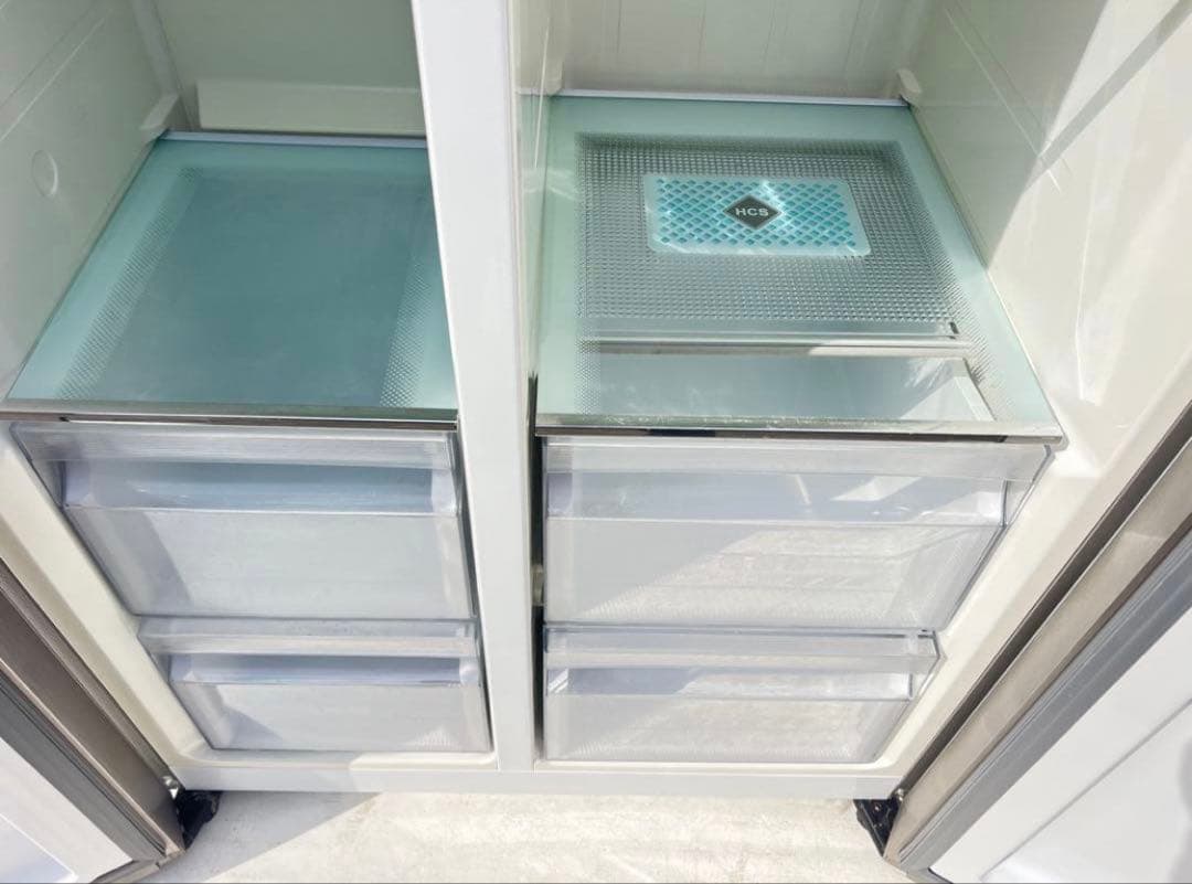 AQUA ノンフロン冷凍冷蔵庫 AQR-SBS45H (S) 2019 年