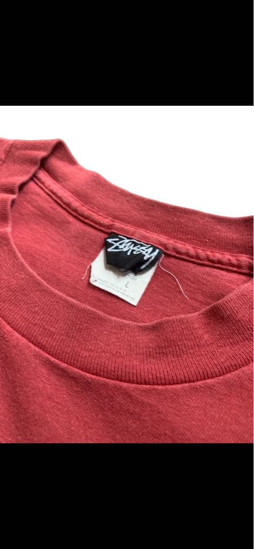 希少】90s Stussy クラシックロゴ Tシャツ L USA製 Vintage 90s Stussy