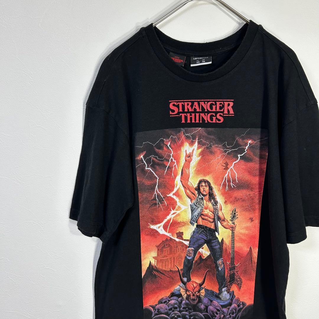 ストレンジャーシングス エディ tシャツ レトロ イケイケ tee ロック
