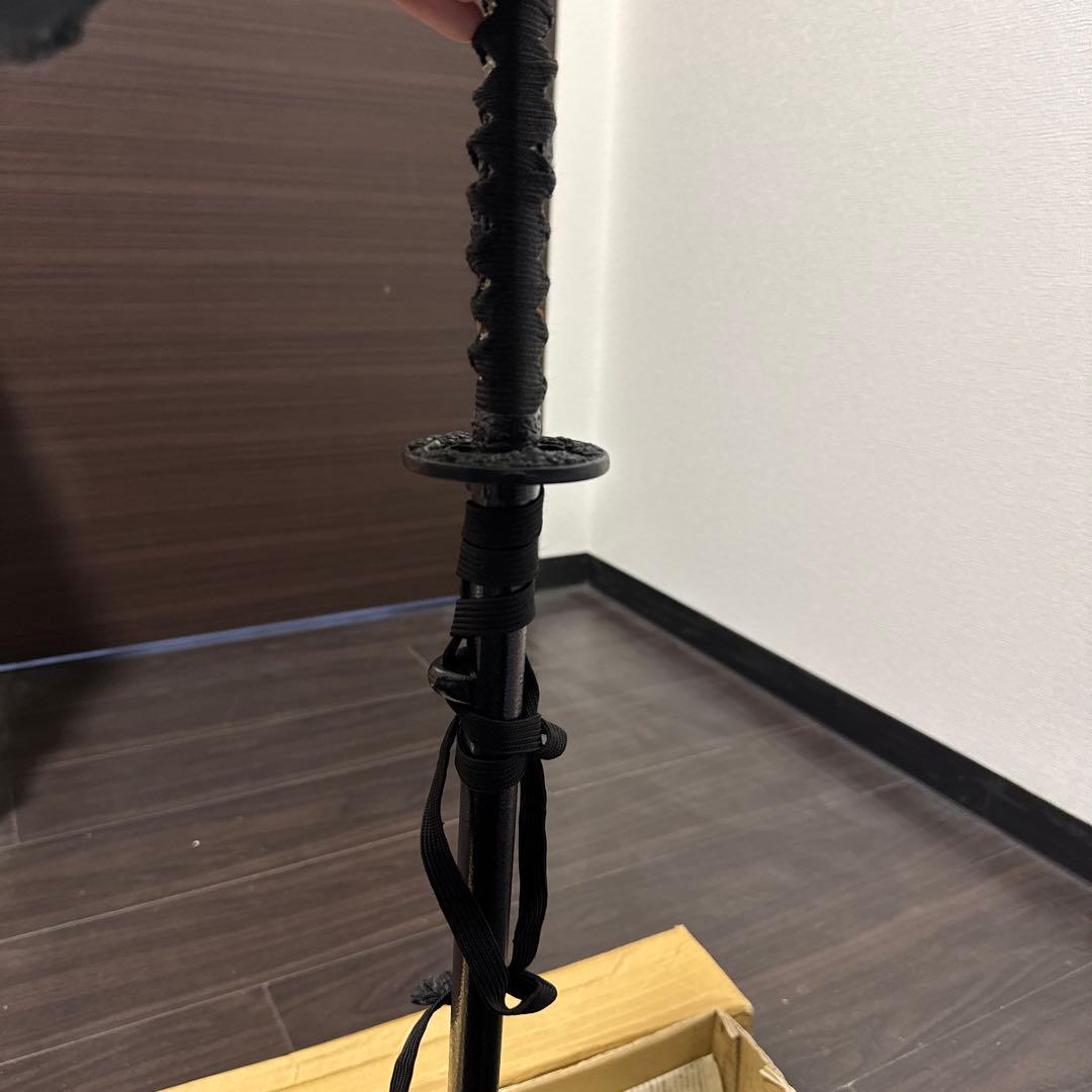 模造刀 黒石目刀 箱付き 中古品 - メルカリ