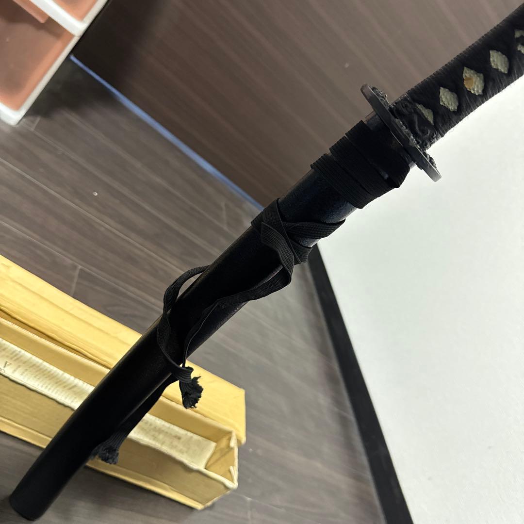 模造刀 黒石目刀 箱付き 中古品 - メルカリ