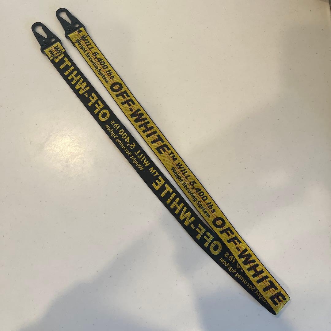 OFF-WHITE オフホワイト ネックストラップ ストラップ スマホ - メルカリ