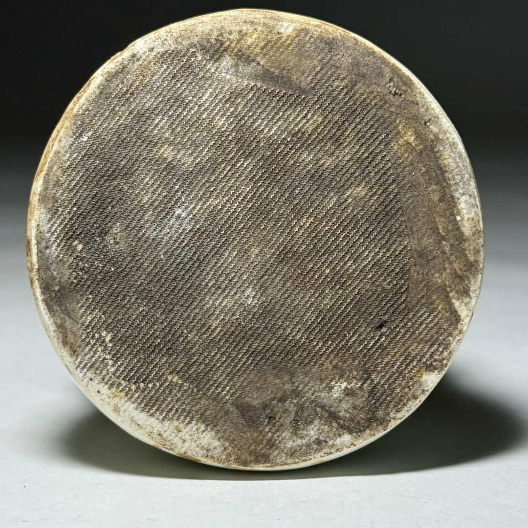 ◇李朝 白磁浮彫水滴 蟹紋 書道具 古玩 文房四宝 朝鮮古陶磁 朝鮮