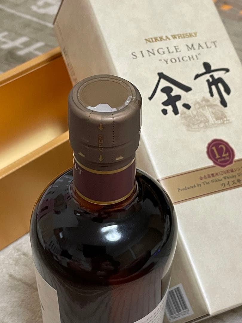 余市12年 新品未開栓品 化粧箱付き