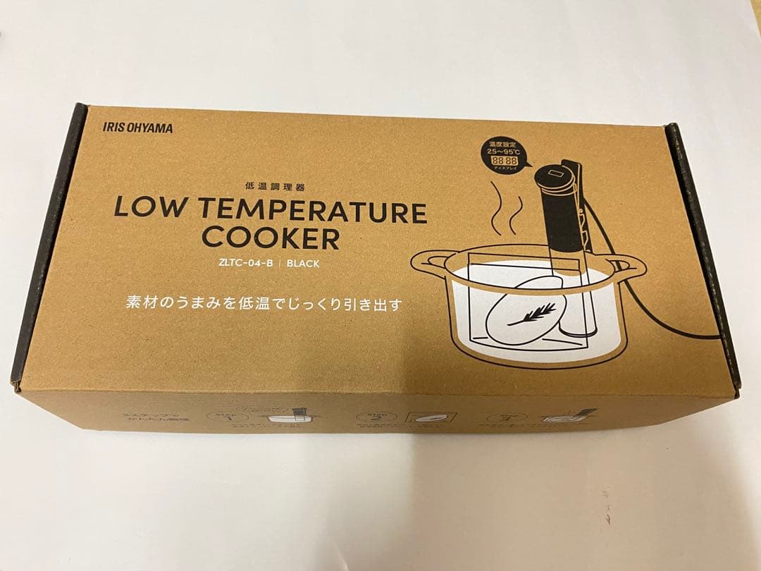 新品アイリスオーヤマ ZLTC-04-B 低温調理器 - メルカリ