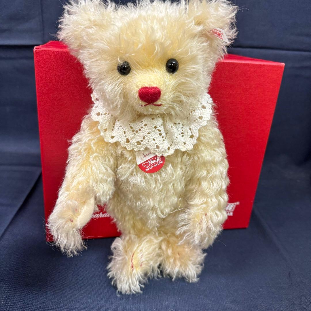 138-38 限定品 シュタイフ×バカラ 2004年 テディベア＆グラス セット