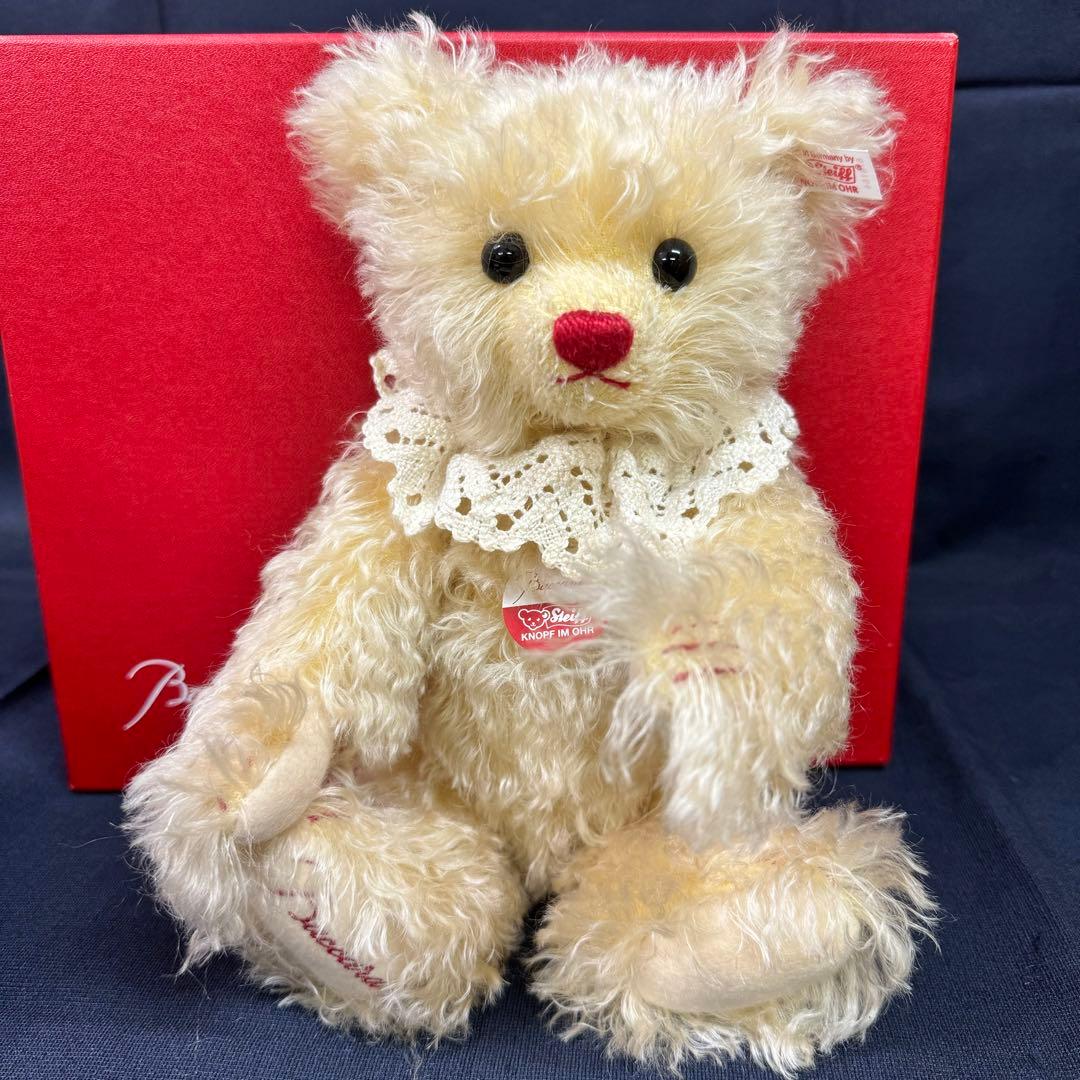 138-38 限定品 シュタイフ×バカラ 2004年 テディベア＆グラス セット