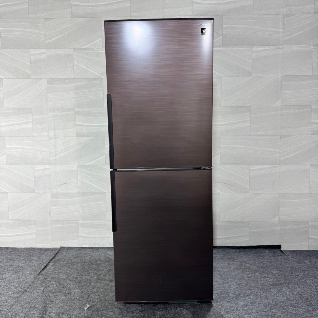 清掃済み SHARP 冷蔵庫 280L 2ドア 右開き 2020年 d5129