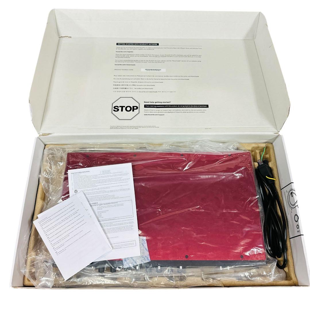 箱付き　極美品　Focusrite Scarlett OctoPre ADAT
