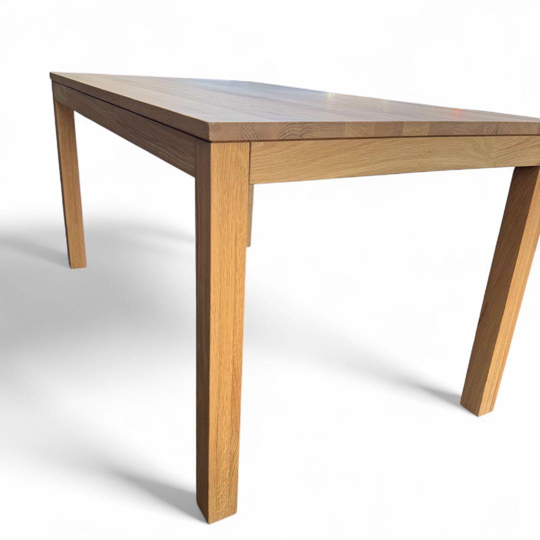 【美品】無印良品 MUJI 140cm ダイニングテーブル 引出付 2021年