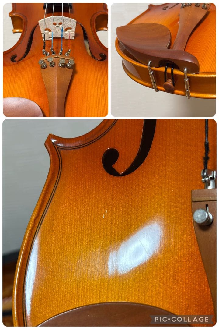 極美品】バイオリン 4/4 無名