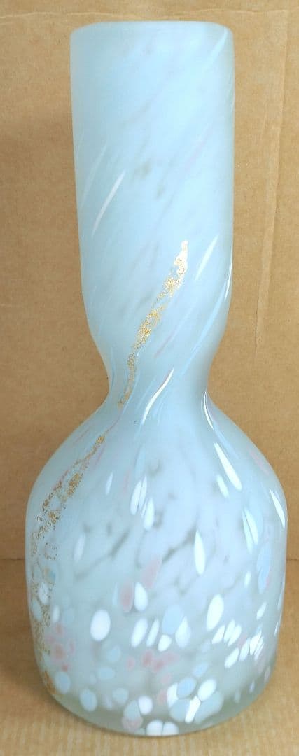 本物保証藤田喬平 手吹 紫金彩(花瓶) 共箱 希少作品 本物保証藤田 【