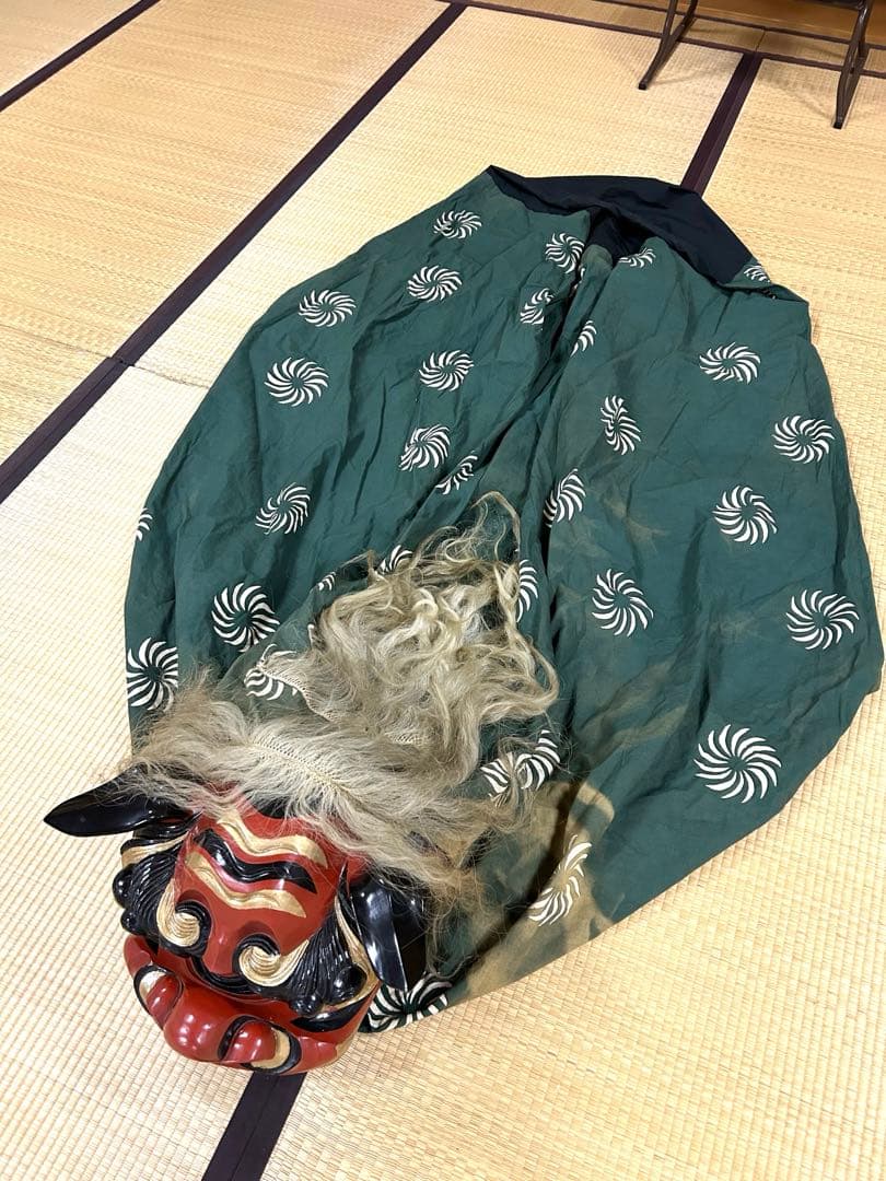 獅子舞獅子頭神楽伝統工芸開運魔除け縁起物