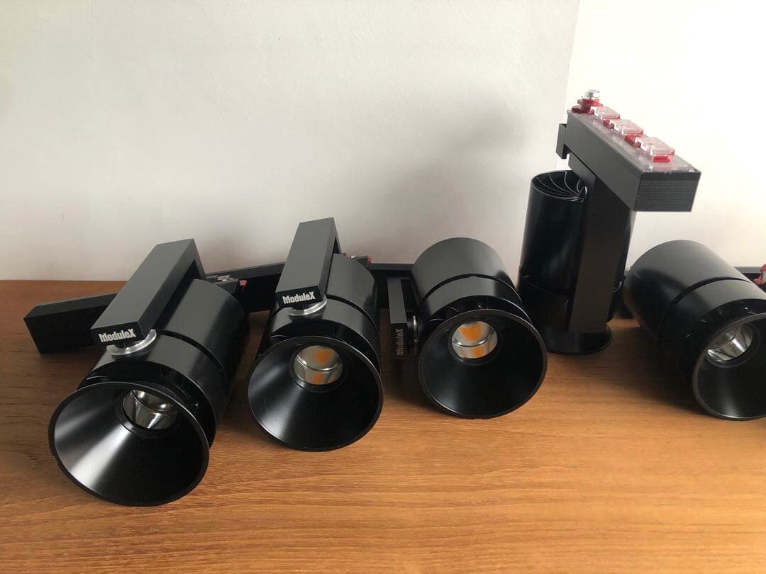 ModuleX モデュレックス スポットライト LED照明 7台セット店舗什器