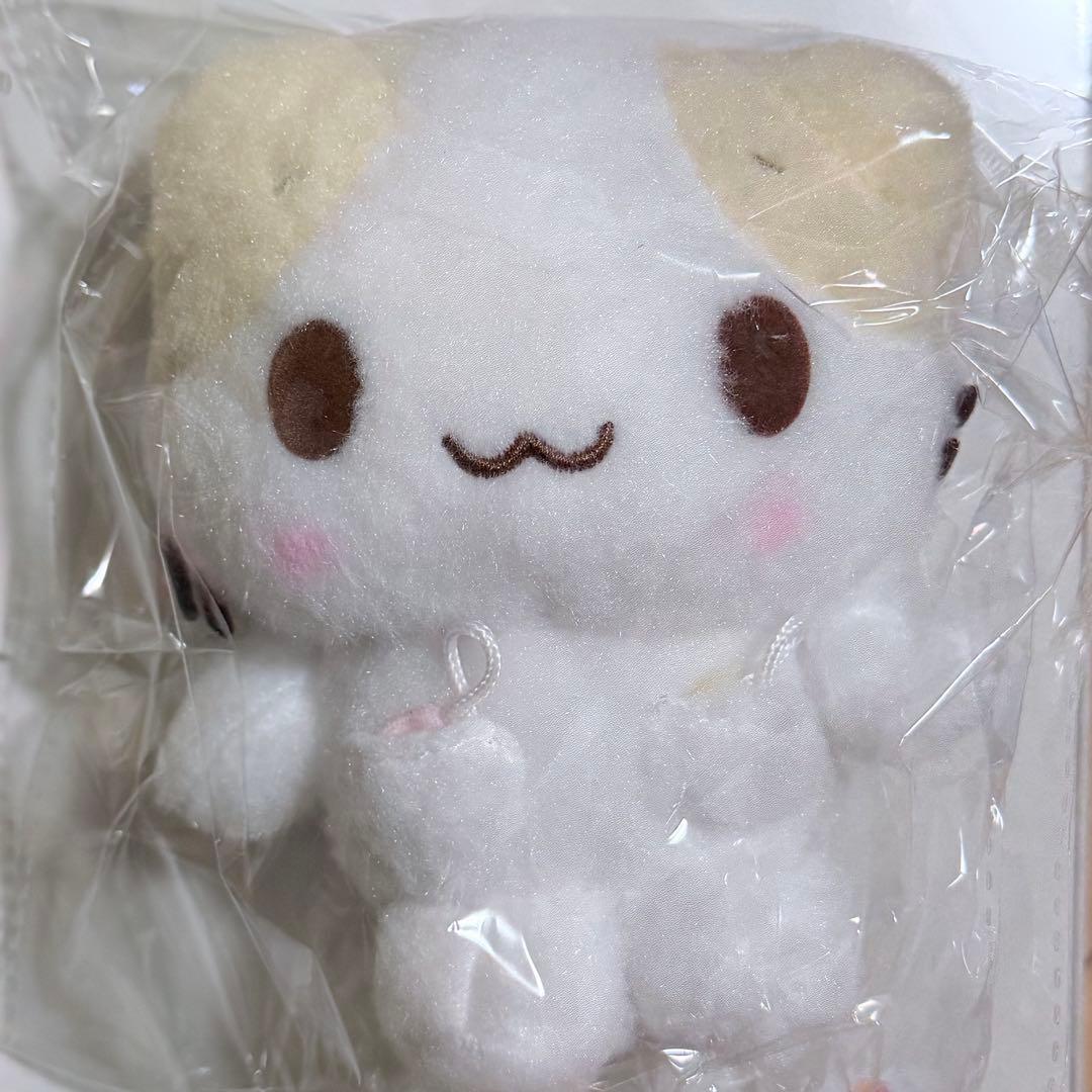 マシュマロみたいなふわふわにゃんこ 韓国 マスコット ぬいぐるみ