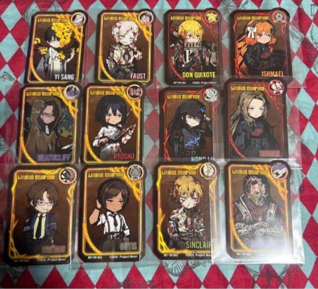 リンバスカンパニー LIMBUS COMPANYアニメイト特典人格編成風シール