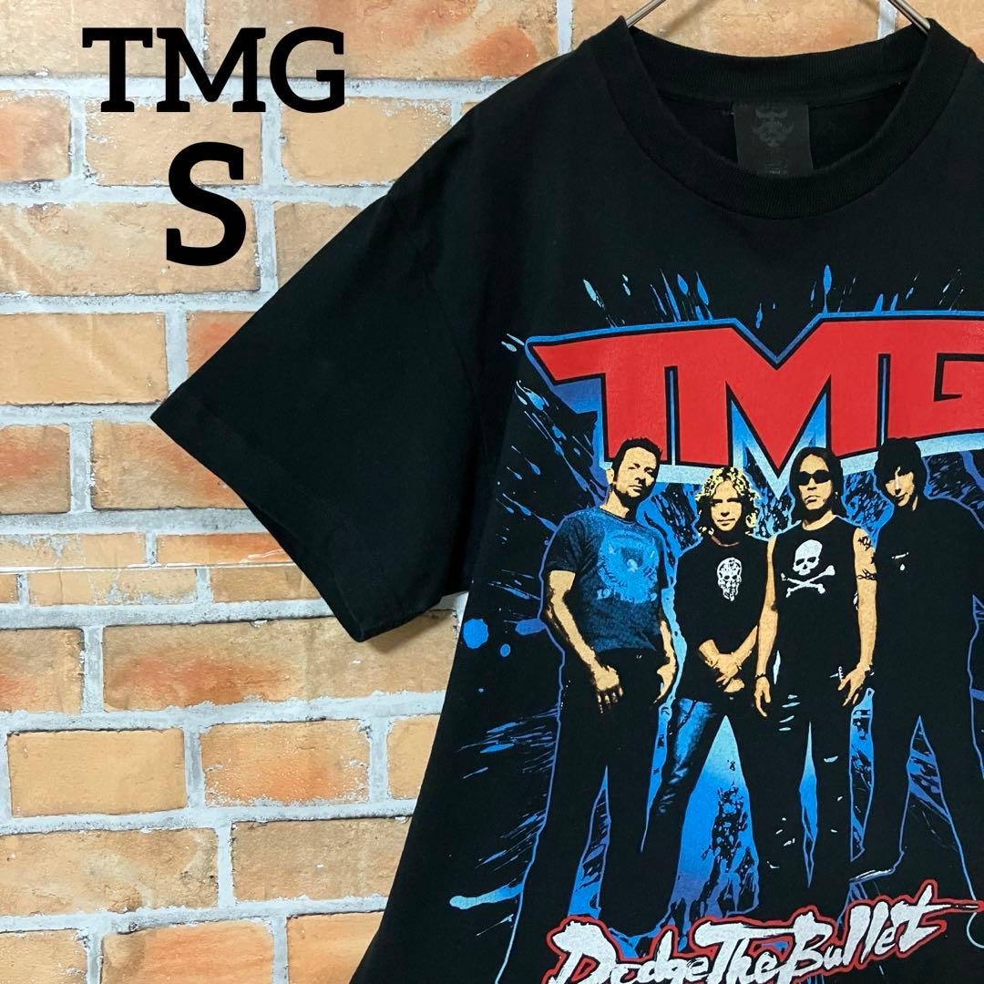 TMG 松本孝弘 B'z バンT ビッグプリント デカロゴ 半袖 Tシャツ 黒