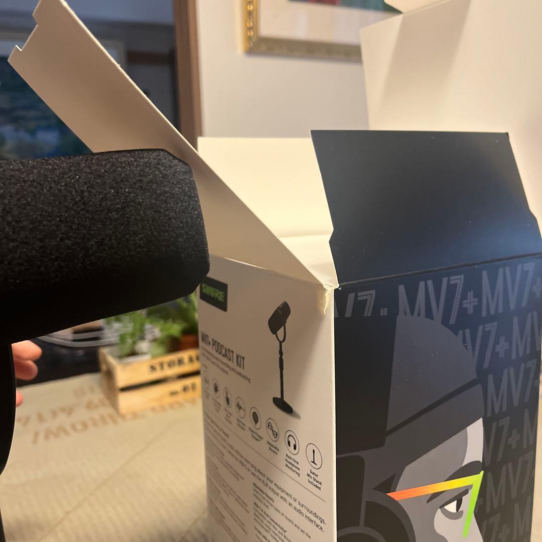 【ほぼ未使用】SHURE MV7+ USB/XLR両対応 配信向け