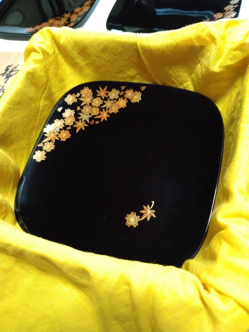 輪島塗　銘々皿