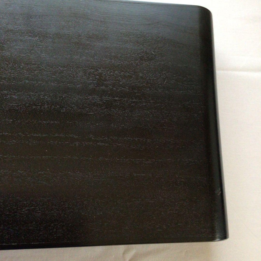 (ふじ印16号)唐木紫檀　花台　巻き足　本漆塗り　茶道具　盆栽台　ビンテージ品