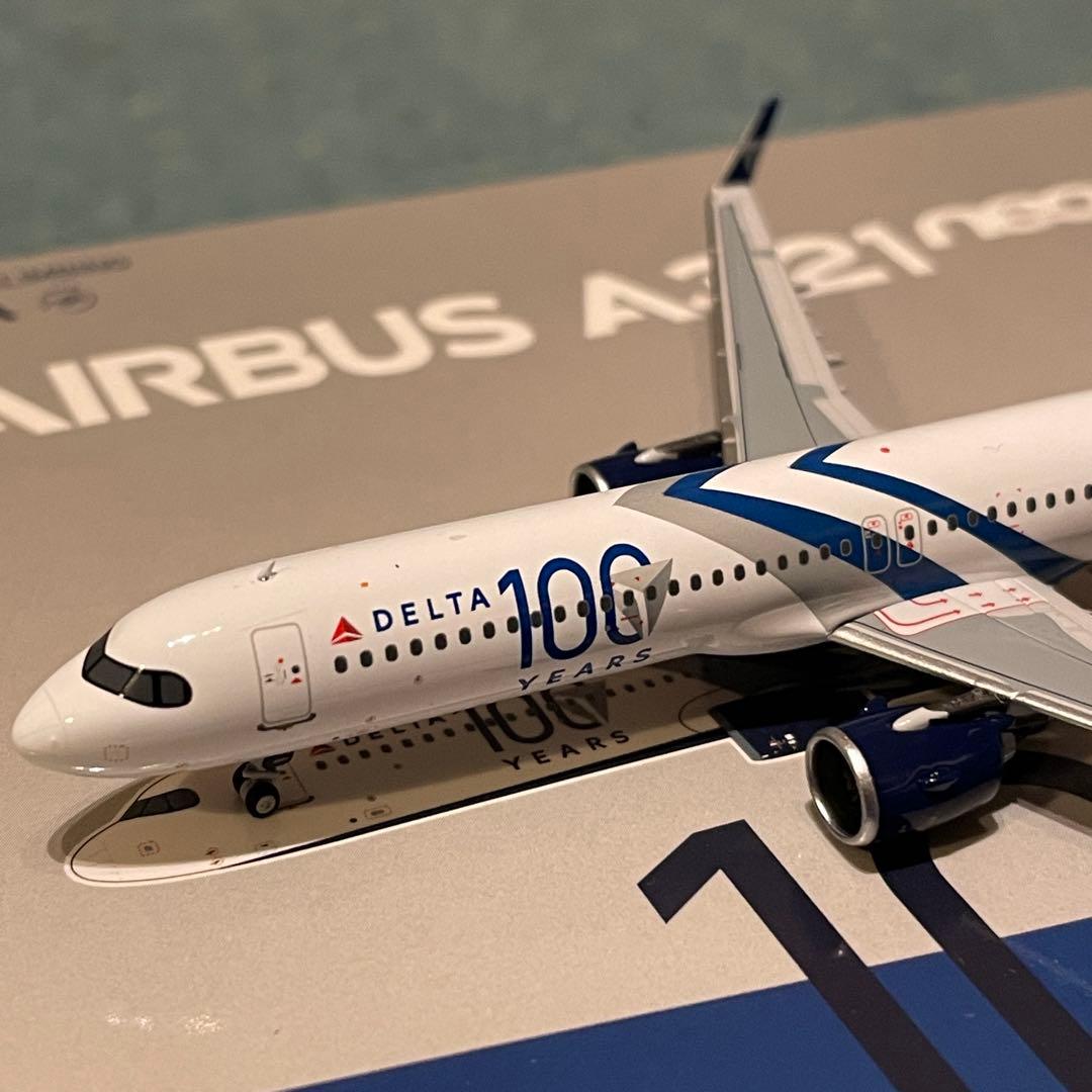 DELTA A321neo デルタ航空 100周年 エアーバス NG 1:400