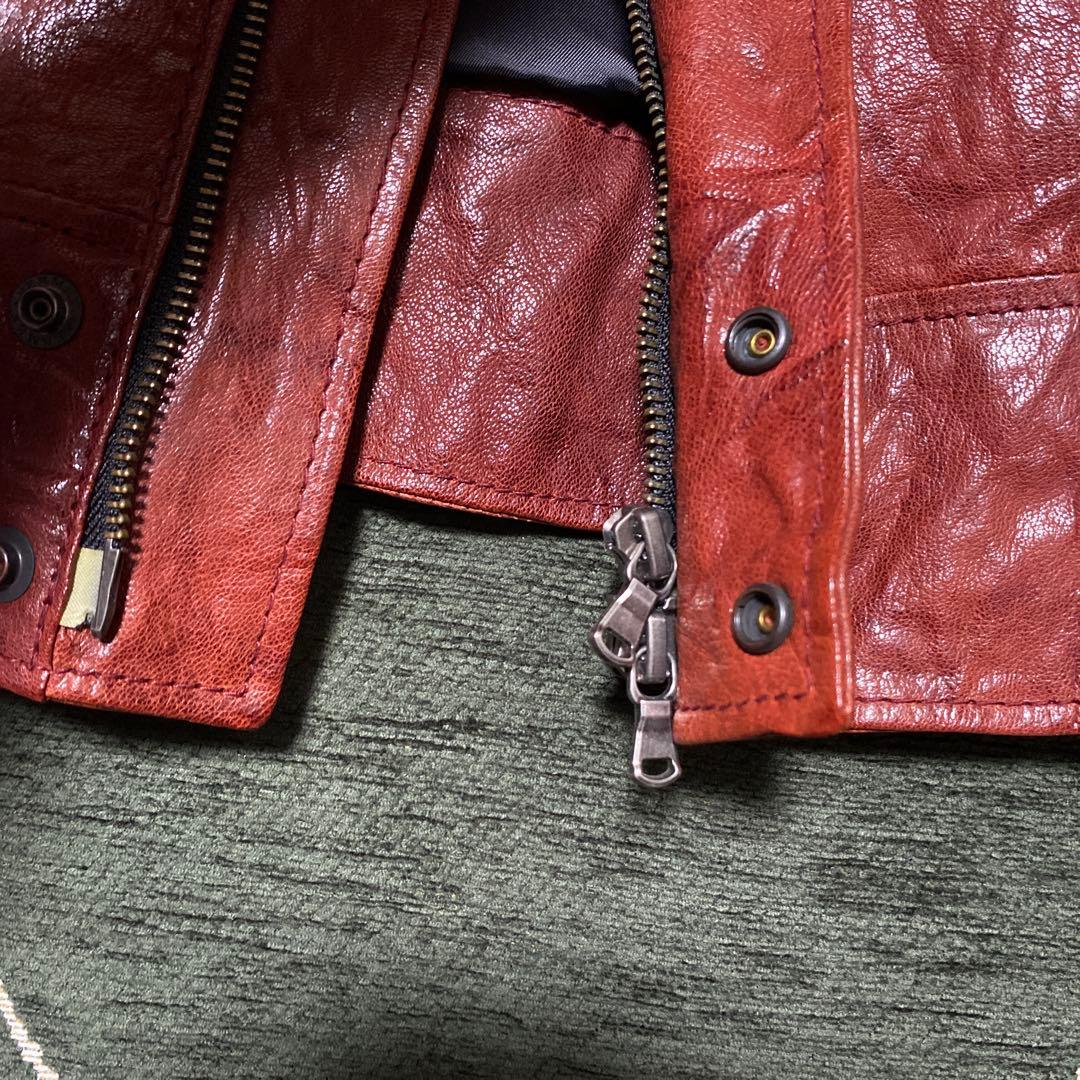 Tete homme goat leather fur jacket メンズ