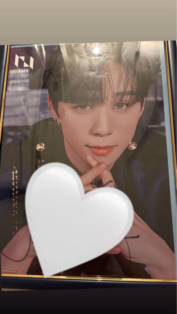 INI 後藤威尊 ポスター サイン INI 「TAG ME」 タワレコ当選品 後藤威