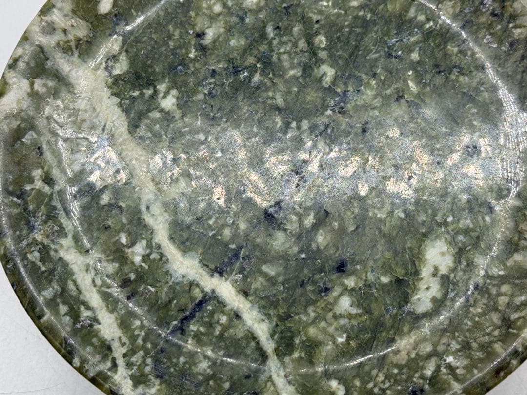 中国 砡製 高台皿 重さ675g 送料込み251113