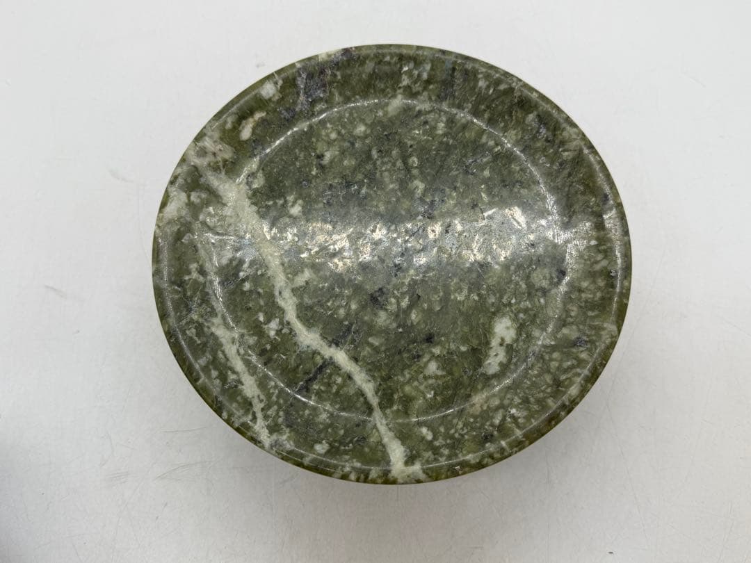 中国 砡製 高台皿 重さ675g 送料込み251113