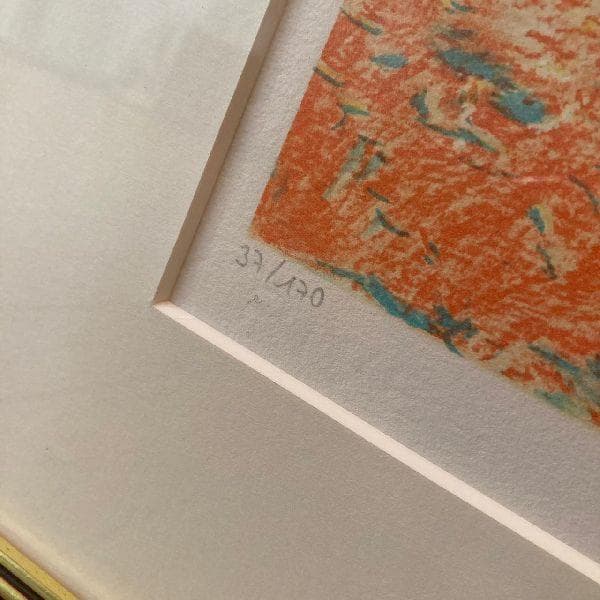 フランス 作家クロード マヌキャン作*37/170部 限定 リトグラフ サイン