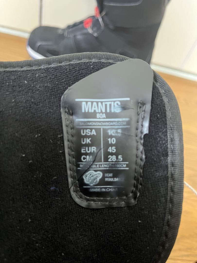 Salomonサロモン Mantis マンティスBOA 28.5cm