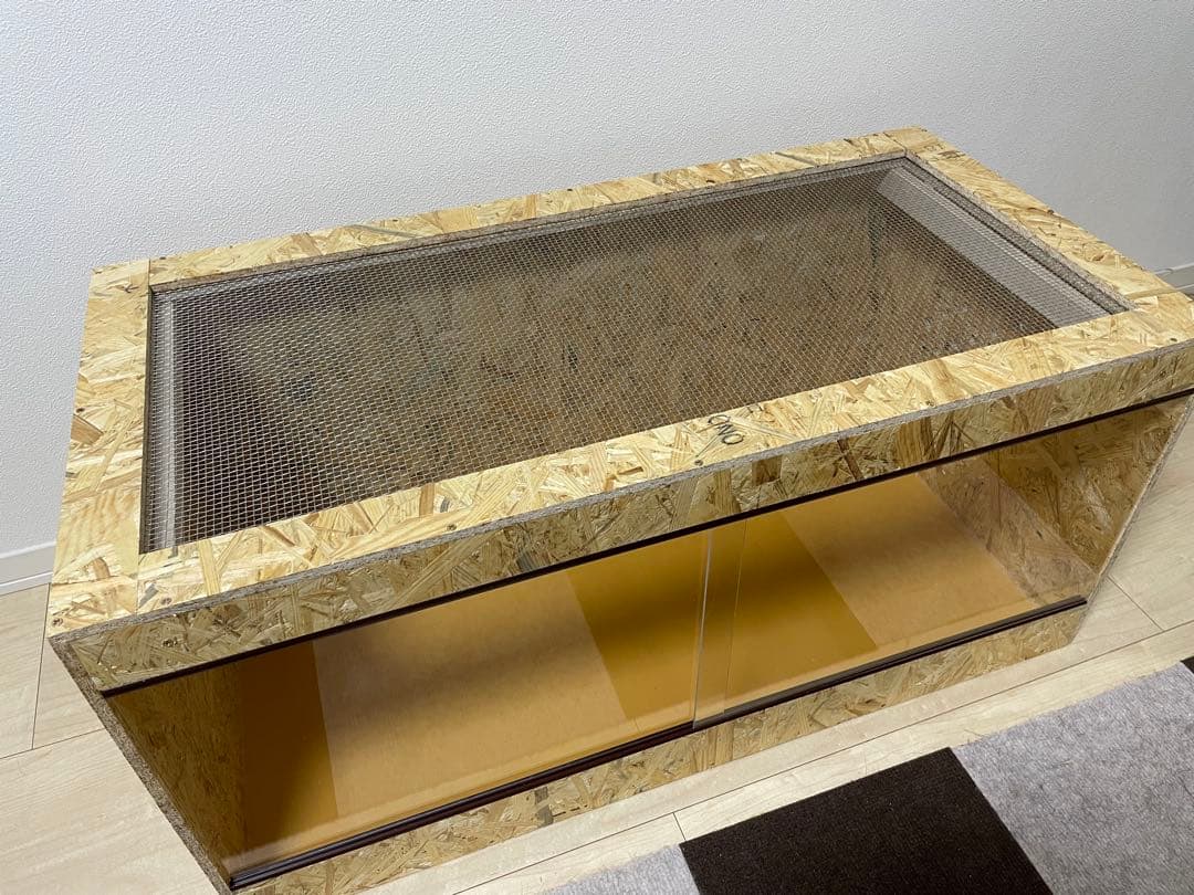 爬虫類ケージ 爬虫類飼育ゲージ 90ラック用サイズ 天井金網仕様 - メルカリ