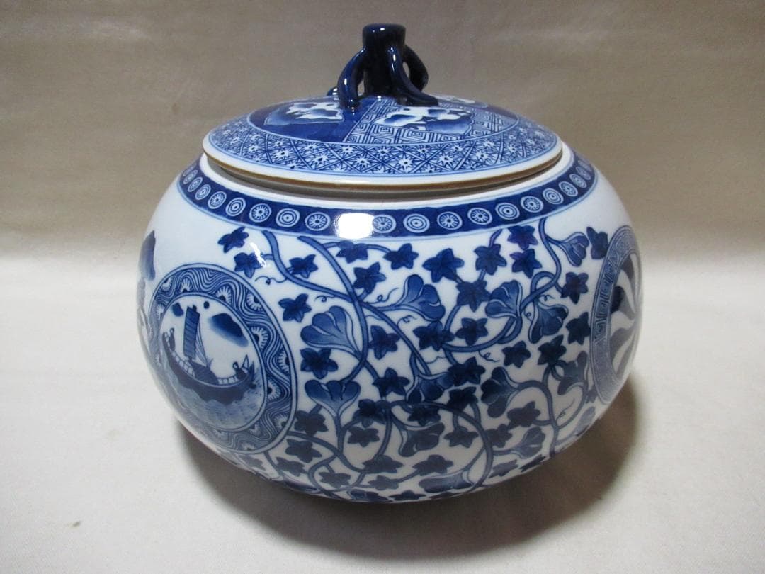 ちびまり専用 茶道具 祥瑞蜜柑丸文 水指 景徳鎮玉懐英造