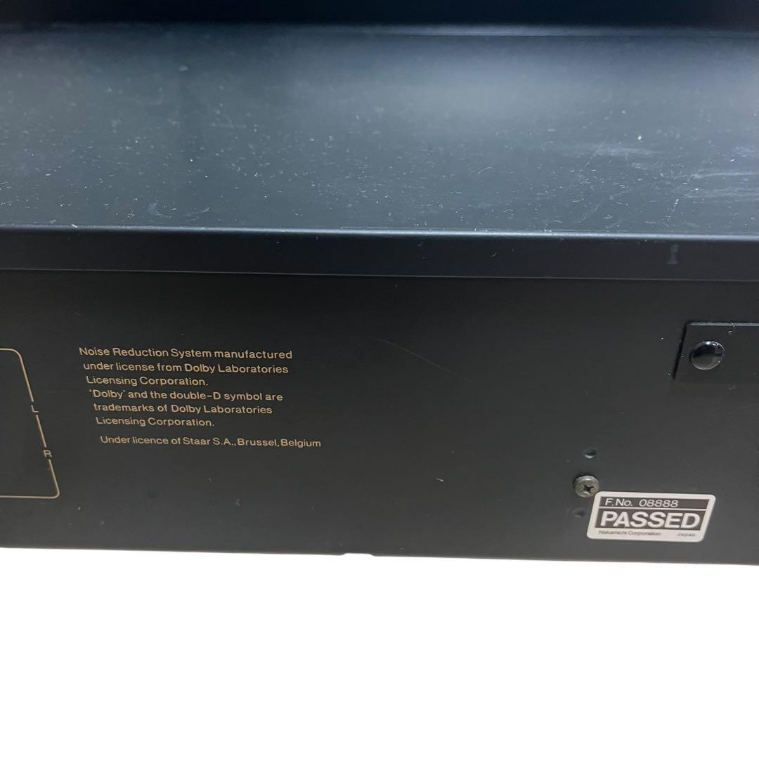 動作品】NAKAMICHI BX-125 2 HEAD カセットデッキ